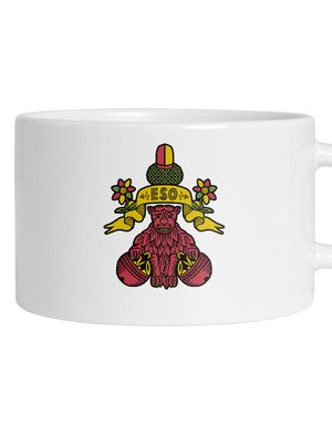 Kulový eso hrnek makronka White