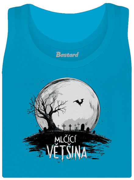 Mlčící většina dámské tílko klasické Blue Atol