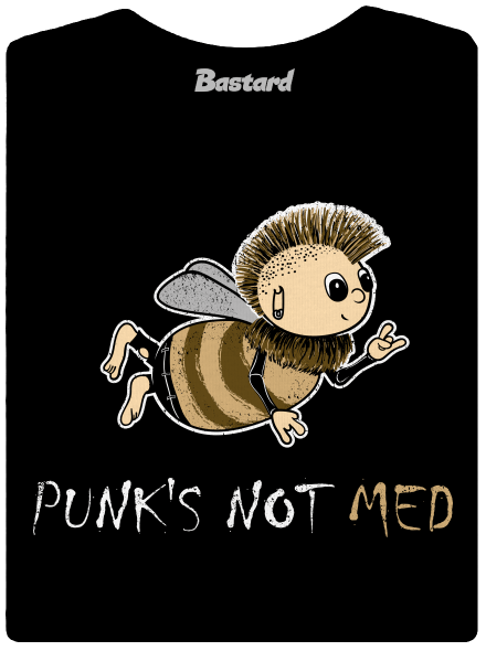Punks Not Med dámské tričko s lemem Black