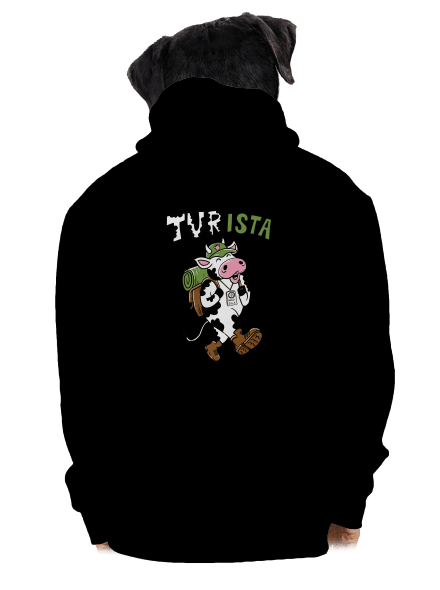 Tur na cestách pánská mikina na zip Black