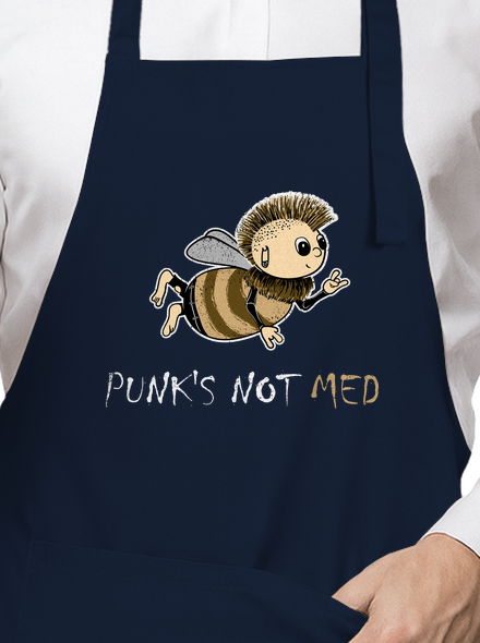 Punks Not Med zástěra Navy