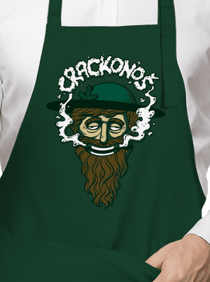 Crackonoš zástěra Bottle Green