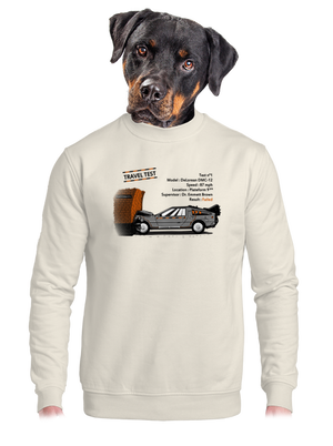 unisex mikina bez kapuce