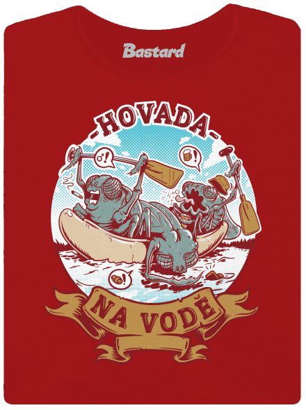 Hovada na vodě dámské tričko premium Red Mal