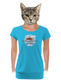 dámské tričko s lemem