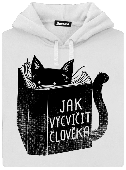 Povinná četba dámská mikina klokanka White