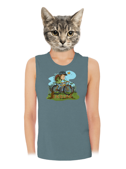 Ekolog dámské tílko volné Heather Deep Teal