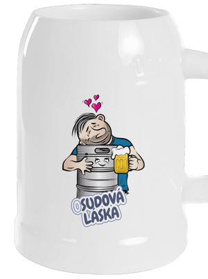 Osudová láska půllitr White