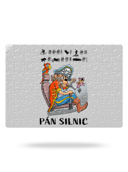 Pán silnic puzzle White