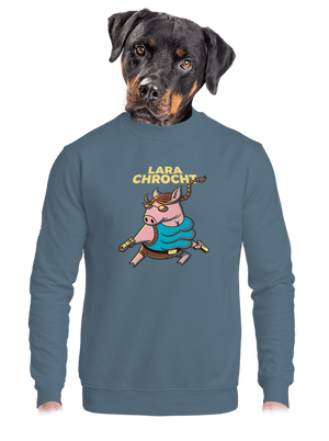 unisex mikina bez kapuce