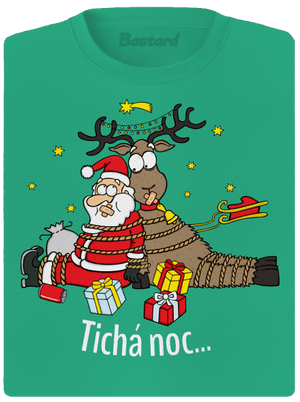 Tichá noc dámské sportovní tričko Mint Mal