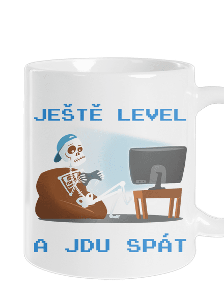 Ještě level klasický hrnek White