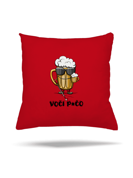 Voči p*čo polštář Red