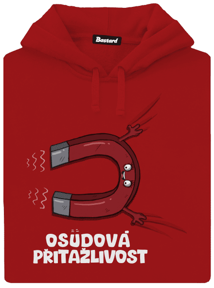 Osudová přitažlivost dámská mikina klokanka Red Mal