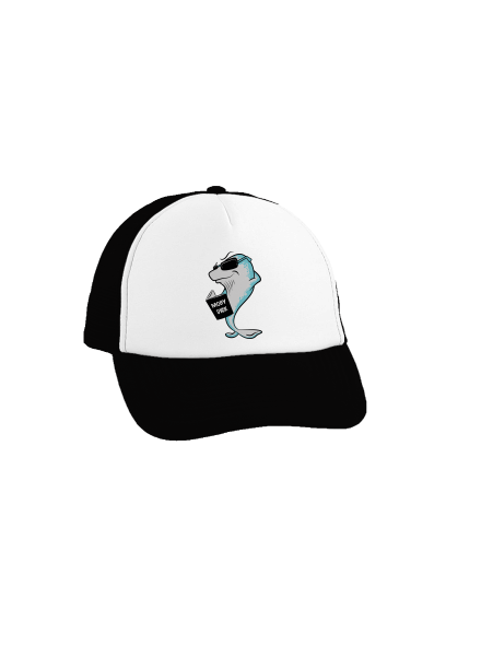 Moby Dick kšiltovka truckerka Black cap