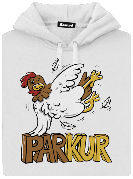 Parkur dámská mikina klokanka White