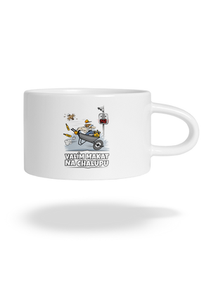 Valím na chalupu hrnek makronka White