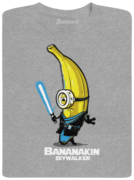 Bananakin Skywalker pánské tričko Sport Grey
