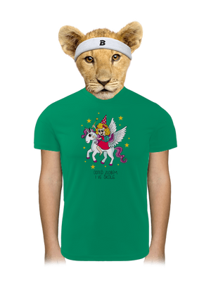 Holka ve škole dětské sportovní tričko Kelly Green Mal