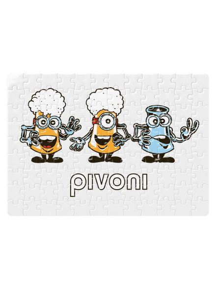 Pivoni puzzle White