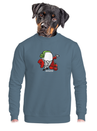 unisex mikina bez kapuce