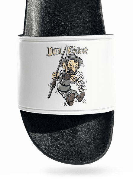 Don Kýchot pantofle White