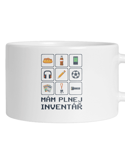 Plnej inventář hrnek makronka White