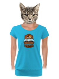 dámské tričko s lemem