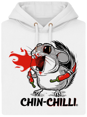 Chinchilli unisex mikina premium Snowwhite