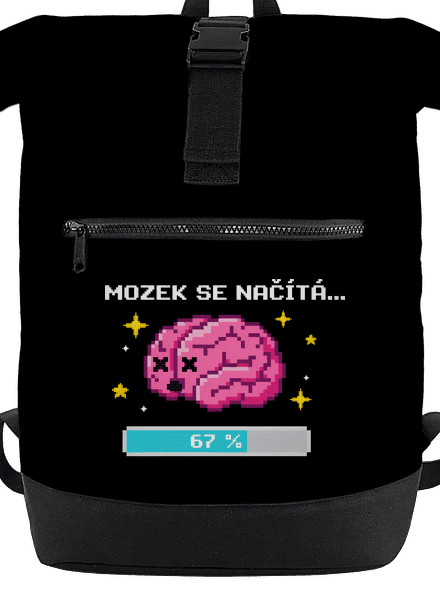 Mozek se načítá batoh Black