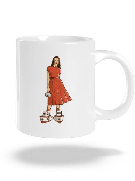 Lodičky velký hrnek White