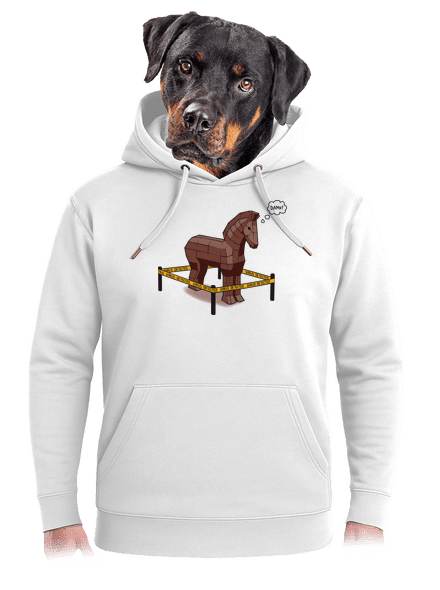 Trojský kůň unisex mikina premium Snowwhite