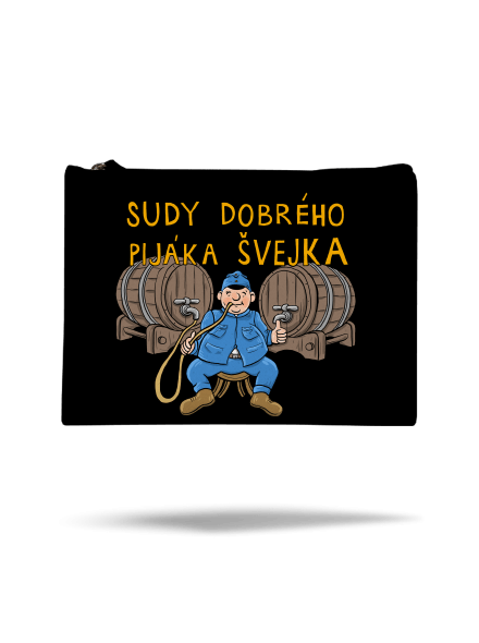 Sudy dobrého pijáka Švejka taštička Black