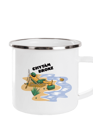 Chytám bronz plecháček White