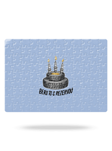 Beru to s rezervou puzzle White