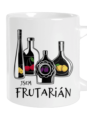 Frutarián velký hrnek White