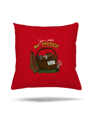 Na houbách polštář Red