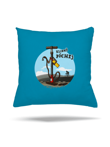 Klidně píchej polštář Blue Turquoise