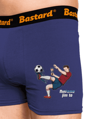 Natřeme jim to - Fotbal boxerky Blue Navy