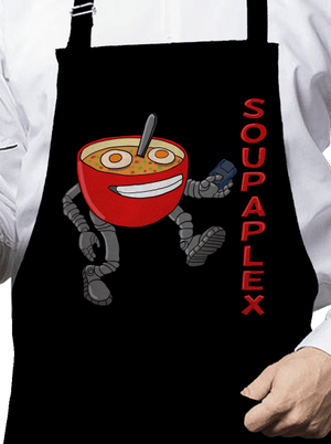 Soupaplex zástěra Black