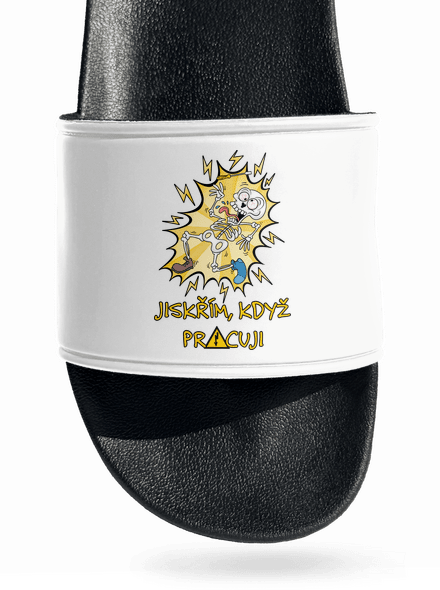 Jiskřím pantofle White