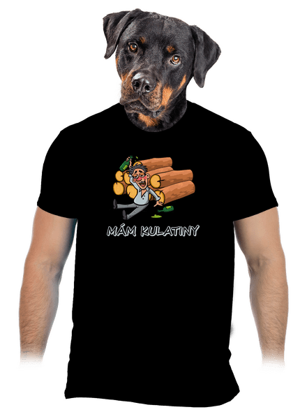 Mám kulatiny pánské tričko Black