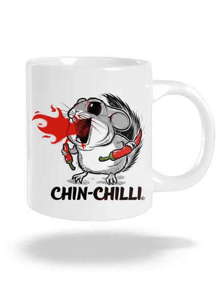 Chinchilli velký hrnek White