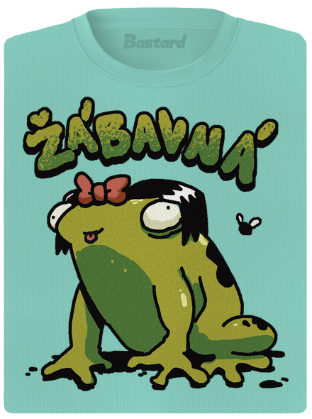 Žábavní dámské sportovní tričko Mint Mal