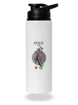 Kolo volá lahev na vodu White