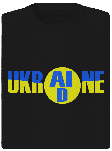 Ukrajina - AID dámské sportovní tričko Black