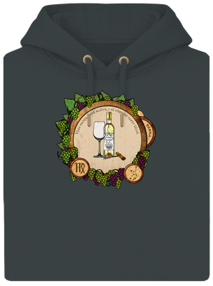 Vinný horoskop: Panna unisex mikina premium Charcoal