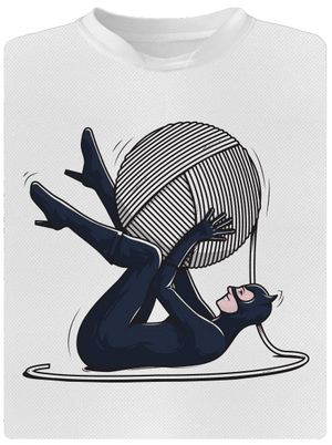 Catwoman dětské sportovní tričko White