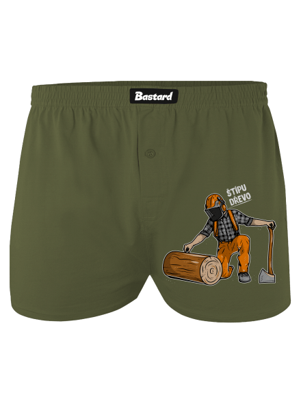 Dřevorubec pánské trenky Khaki