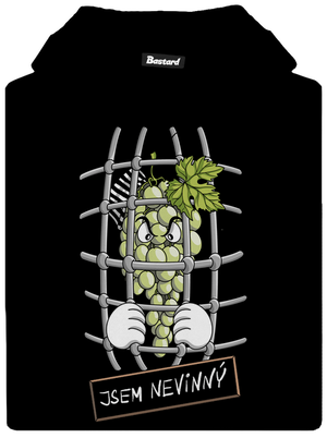 Nevinný Hrozen dětská mikina klokanka Black